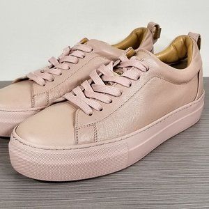 Buscemi Tennis Alce Trainers, Dusty Pink Leather, Womens Size 5.5 / 36.5